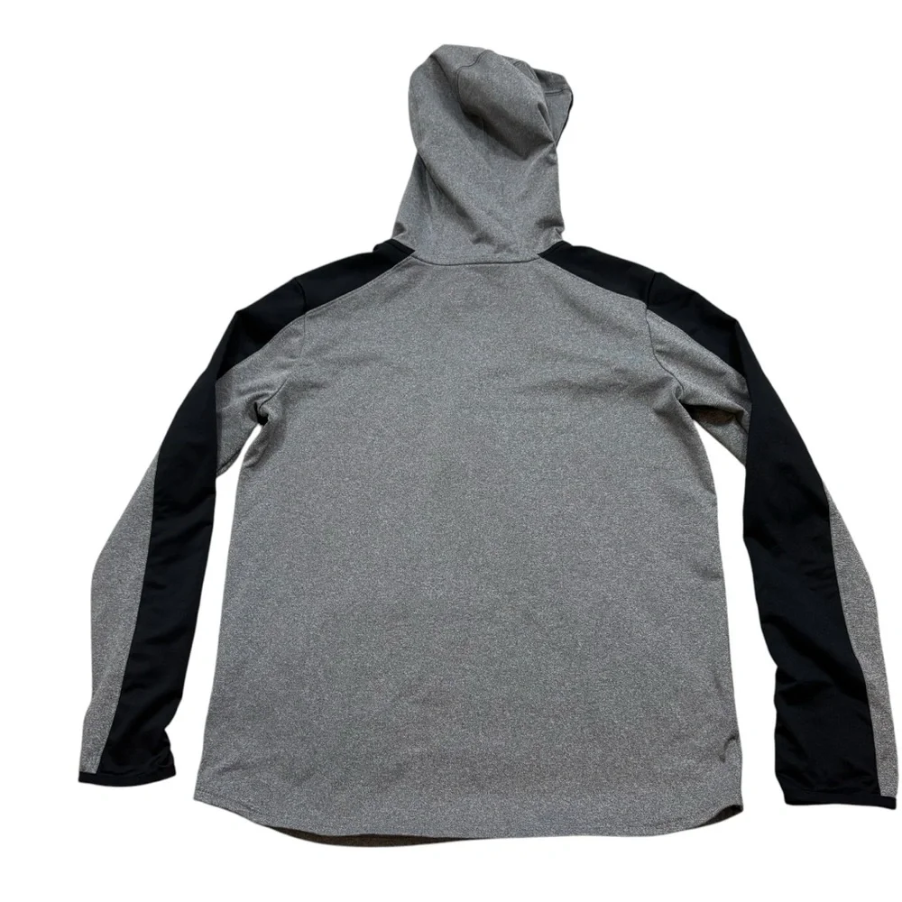Boy’s Under Armour Cold Gear 1/2 Zip Hooded Lightweight Jacket Size XL Loose Fit